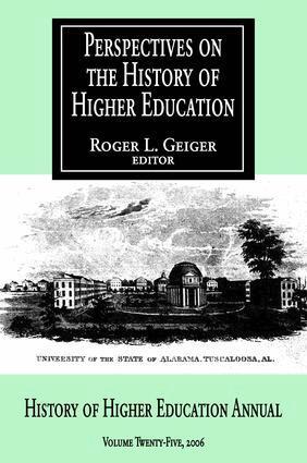Roger L. Geiger, Roger L. Geiger - Perspectives on the History of Higher Education, Inbunden