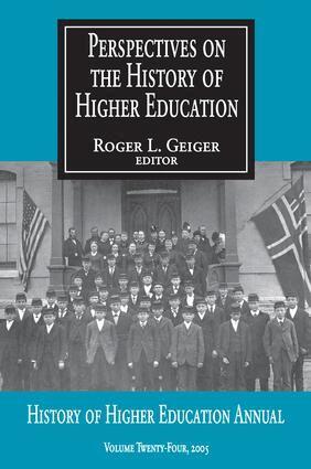 Roger L. Geiger - Perspectives on the History of Higher Education, Inbunden