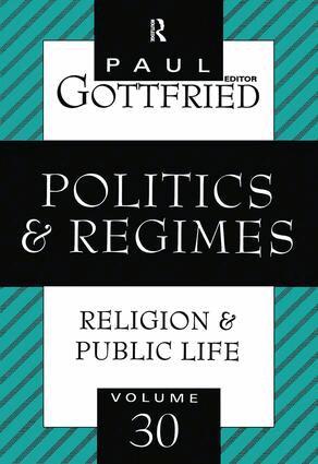 Paul Edward Gottfried, Paul Gottfried - Politics and Regimes, Inbunden