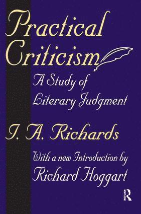 Practical Criticism