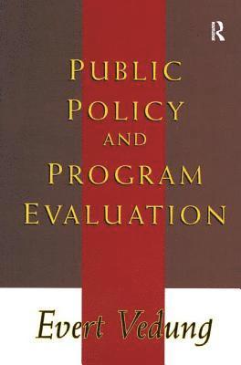 bokomslag Public Policy and Program Evaluation