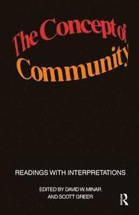 bokomslag The Concept of Community
