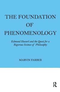 bokomslag The Foundation of Phenomenology