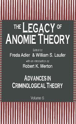 bokomslag Legacy of Anomie Theory