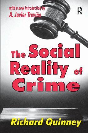 Wilhelm Roepke - Social Reality of Crime, Inbunden
