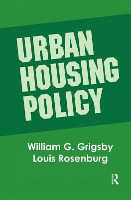 Urban Housing Policy 1