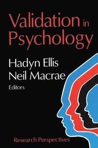 bokomslag Validation in Psychology