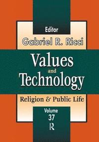bokomslag Values and Technology