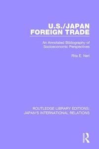 bokomslag U.S./Japan Foreign Trade
