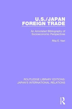 Rita E. Neri - U.S./Japan Foreign Trade, Häftad