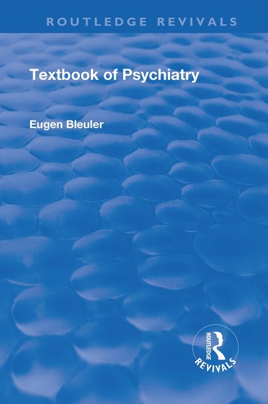 bokomslag Revival: Textbook of Psychiatry (1924)