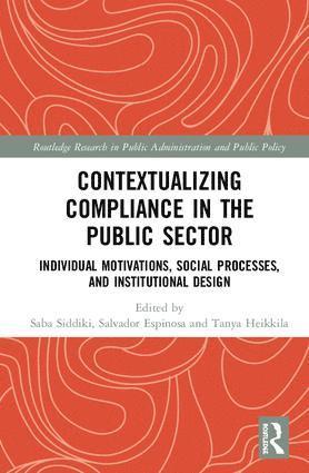 Contextualizing Compliance in the Public Sector 1