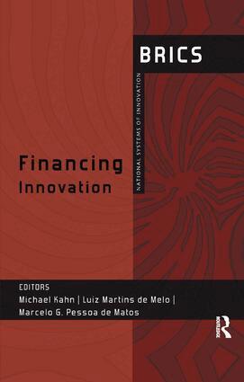 Michael Kahn, Luiz Martins de Melo, Marcelo G. Pessoa de Matos - Financing Innovation, Häftad