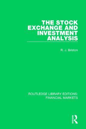 Richard Briston - Stock Exchange and Investment Analysis, Inbunden