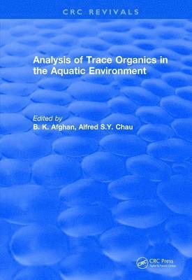 bokomslag Analysis of Trace Organics in the Aquatic Environment