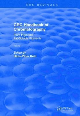 bokomslag CRC Handbook of Chromatography