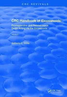 bokomslag CRC Handbook of Eicosanoids, Volume II