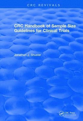 CRC Handbook of Sample Size Guidelines for Clinical Trials 1
