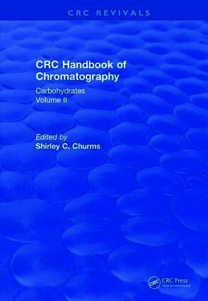 Shirley C. Churms, South Africa) Churms, Shirley C. (University of Cape Town - Handbook of Chromatography Volume II (1990), Häftad