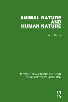 bokomslag Animal Nature and Human Nature
