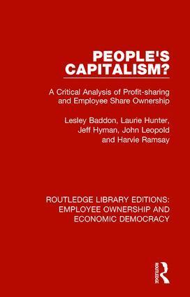 Lesley Baddon, Laurie Hunter, Jeff Hyman, John Leopold, Harvie Ramsay - People's Capitalism?, Inbunden