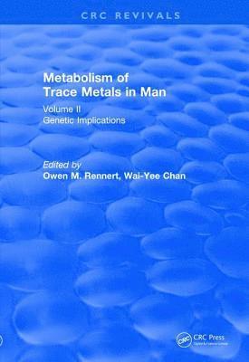 Revival: Metabolism of Trace Metals in Man Vol. II (1984) 1