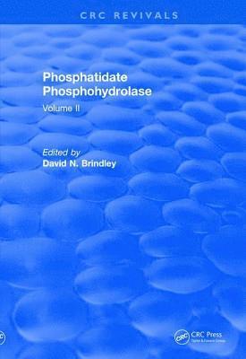 bokomslag Phosphatidate Phosphohydrolase (1988)