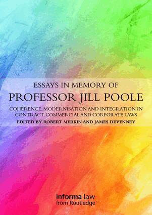 Rob Merkin, James Devenney - Essays in Memory of Professor Jill Poole, Inbunden