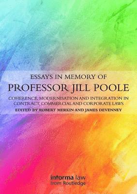 Essays in Memory of Professor Jill Poole 1