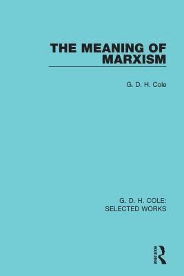 bokomslag Meaning of Marxism