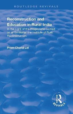 bokomslag Revival: Reconstruction and Education in Rural India (1932)