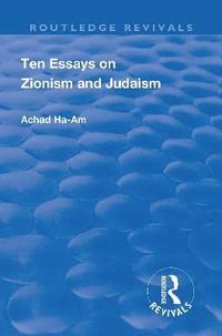 bokomslag Revival: Ten Essays on Zionism and Judaism (1922)
