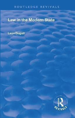 Leon Duguit - Revival: Law in the Modern State (1921), Häftad