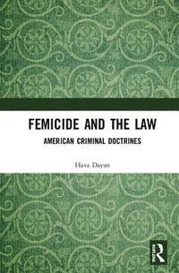 bokomslag Femicide and the Law