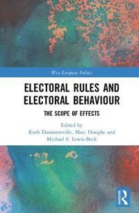 bokomslag Electoral Rules and Electoral Behaviour