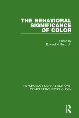 bokomslag Behavioral Significance of Color