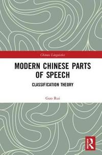 bokomslag Modern Chinese Parts of Speech