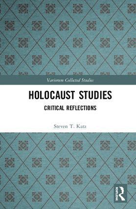 bokomslag Holocaust Studies