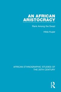 bokomslag An African Aristocracy
