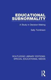bokomslag Educational Subnormality