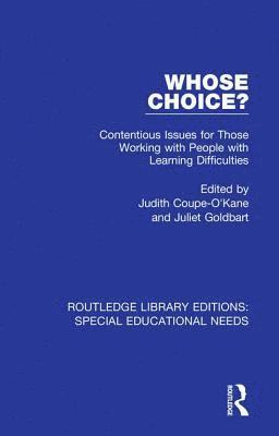 Judith Coupe-O'Kane, Juliet Goldbart, Judith Coupe-O'kane - Whose Choice?, Inbunden