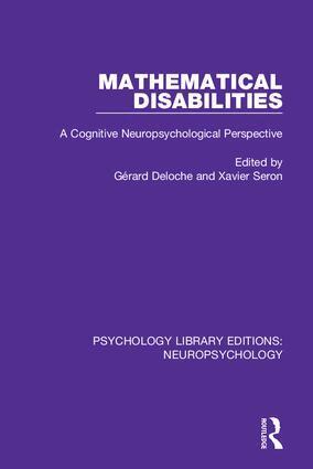 Gérard Deloche, Xavier Seron - Mathematical Disabilities, Inbunden