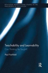 bokomslag Teachability and Learnability