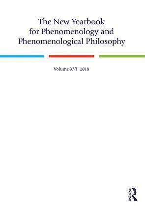Rodney K.B. Parker, Ignacio Quepons, Rodney K. B. Parker - New Yearbook for Phenomenology and Phenomenological Philosophy, Inbunden