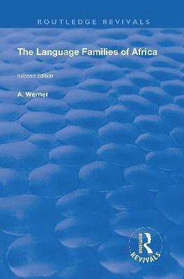 bokomslag Language Families Of Africa