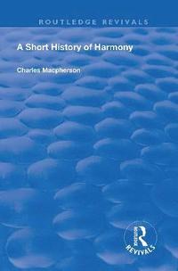 bokomslag A Short History of Harmony