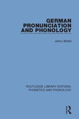 German Pronunciation and Phonology 1