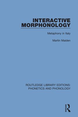 Interactive Morphonology 1