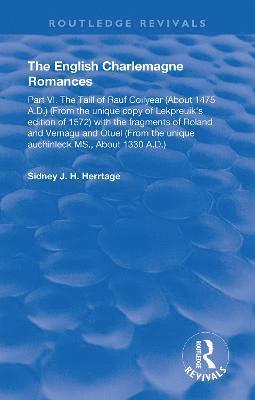 bokomslag The English Charlemagne Romances