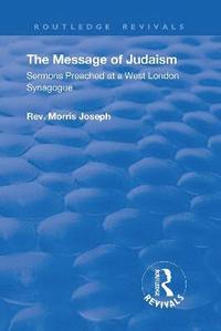 bokomslag The Message of Judaism